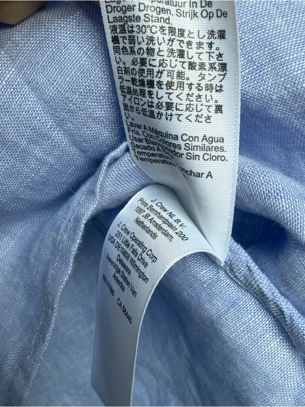 J. Crew Light Blue Button-Front Shirt Dress - Picture 11 of 16